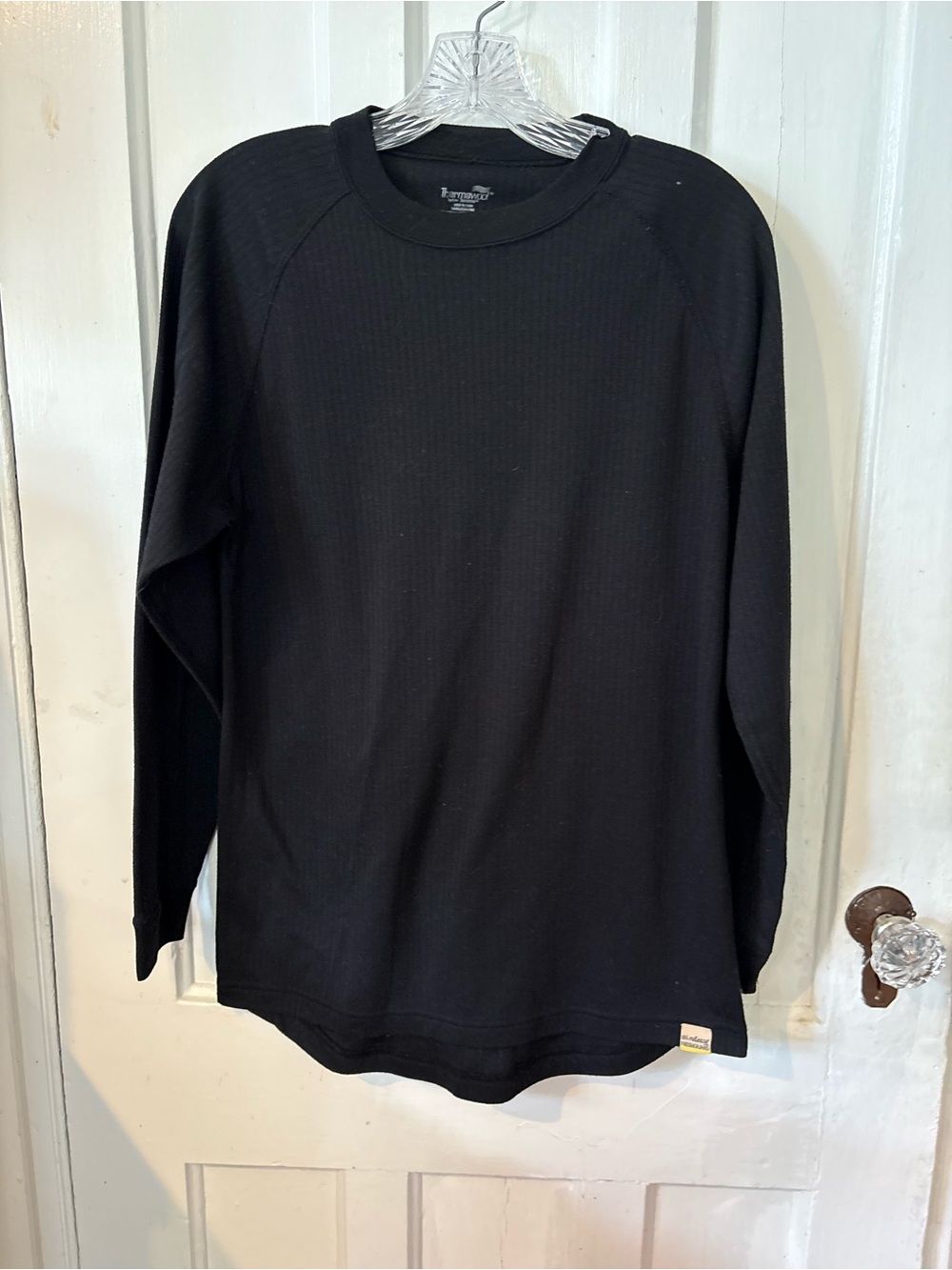 Men's Black Long-Sleeve Thermal